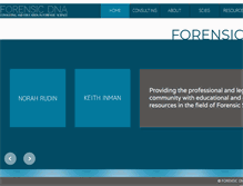 Tablet Screenshot of forensicdna.com